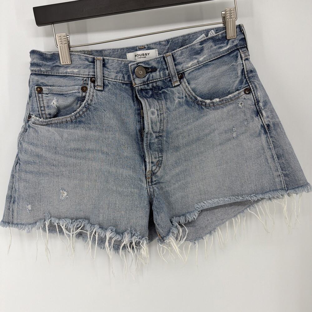 MOUSSY VINTAGE Hows Jean Denim Shorts, Sz 27